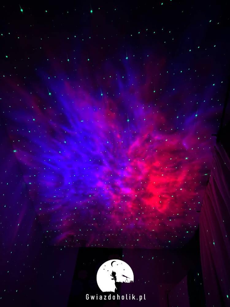 lampka nocna projektor gwiazd